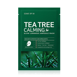  Заспокійлива ампульна маска з чайним деревом SOME BY MI Tea Tree Calming Glow Luminous Ampoule Mask 25g х 10шт. (Термін придатності: до 28.05.2023)