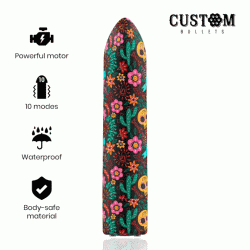  Потужна віброкуля Skull Custom Bullets (Іспанія)