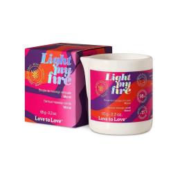  Масажна свічка Love To Love LIGHT MY FIRE Monoi (65 мл)
