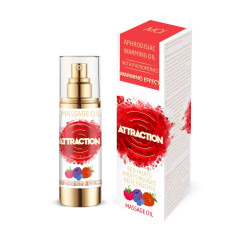  Разогревающее массажное масло с феромонами MAI MASSAGE OIL - RED FRUITS (30 мл) (без упаковки)