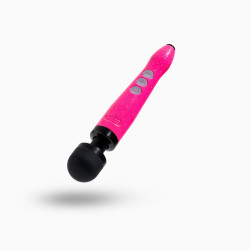  Вібромасажер DOXY Die Cast 3R Hot Pink, дуже потужний, перезаряджуваний, металевий корпус