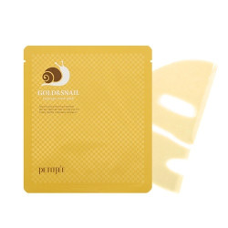 Гідрогелева маска для обличчя з золотом і равликом Petitfee Gold & Snail Hydrogel Mask 30g - 1шт