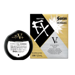  Японські очні краплі з вітаміном B6 Santen FX V Plus 12ml (Індекс свіжості: 5+)