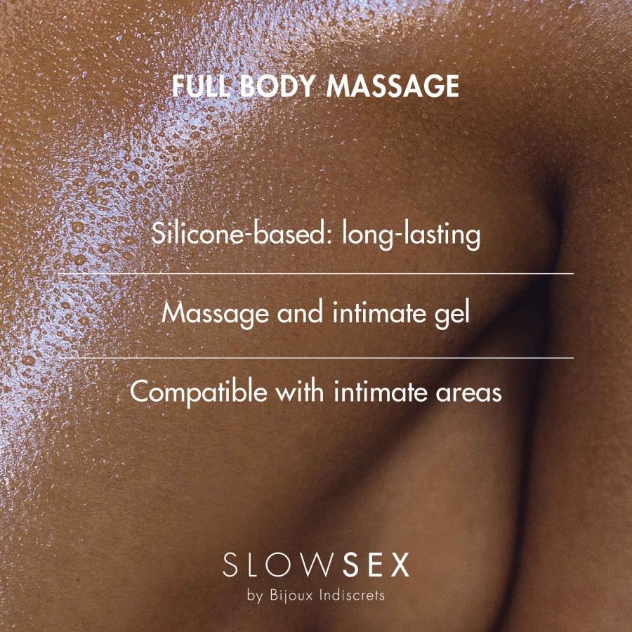 Силиконовый гель для массажа всего тела Bijoux Indiscrets Slow Sex Full body massage - №8