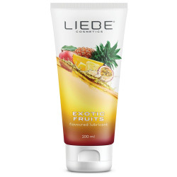  Розпродаж!!! Лубрикант на водній основі Liebe Lubricant Exotic Fruits 100 мл (термін 05.2025)
