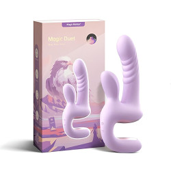  Смарт-пульсатор Magic Motion Magic Duet Purple, 10 режимів пульсацій, 10 режимів вибрації