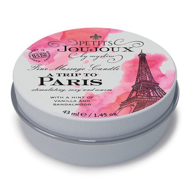  Массажная свечa Petits Joujoux - Paris - Vanilla and Sandalwood (43 мл) с афродизиаками