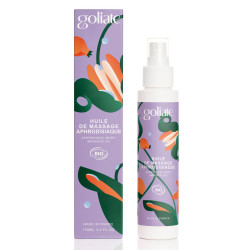  Масажна олія Goliate Huile De Massage Aphrodisiaque 100 мл, органічна, зігрівальний ефект