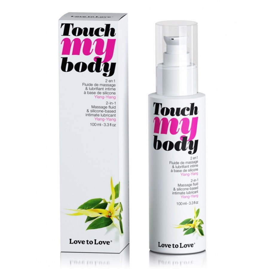 Массажный гель и смазка 2-в-1 Love To Love TOUCH MY BODY Ylang-Ylang (100 мл) увлажняющий - №3