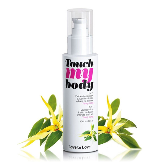Массажный гель и смазка 2-в-1 Love To Love TOUCH MY BODY Ylang-Ylang (100 мл) увлажняющий - №1