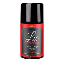  Гель для мінету Sensuva Lic-o-licious Watermelon (50 мл), оліїстий, без цукру