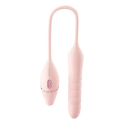  Пульсатор з вакуумним стимулятором KISSTOY Cathy III Pink