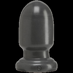  Анальная пробка для фистинга Doc Johnson American Bombshell - Shell Shock S Gun Metal, диаметр 7,4см