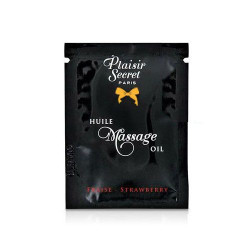  Пробник массажного масла Plaisirs Secrets Strawberry (3 мл)