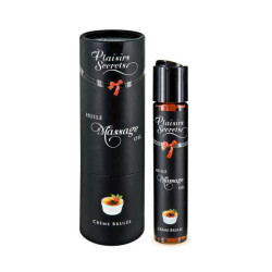  Массажное масло Plaisirs Secrets Creme Brulee (59 мл) с афродизиаками съедобное, подарочная упаковка