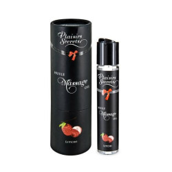 Массажное масло Plaisirs Secrets Litchi (59 мл) с афродизиаками, съедобное, подарочная упаковка