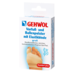 Подушка під плесно і накладка на великий палець, велика Gehwol Vorfuss- und Ballenpolster mit Elastikbinde